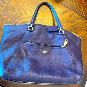 Purple Used Coach Purse